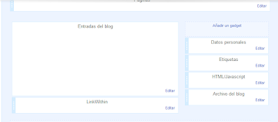 Diseño del blog en blogger