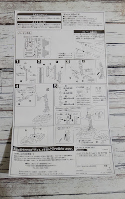 Bandai Action Base 2 Clear Blue Instructions Content