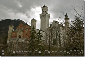 Neuschwanstein-vista dal percorso