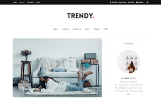 Trendy Beauty Blogger Template