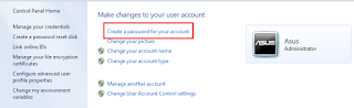 membuat password pada windows 7