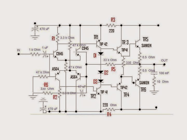 Cara Modifikasi Power  Amplifier Driver Daya Simetris  