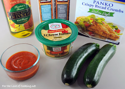 Zucchini Coins with Marinara and Parmesan - Online Cooking Recipes