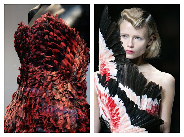 Alexander McQueen bird dress