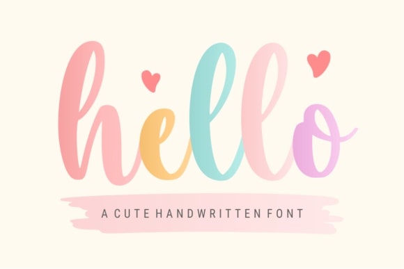 Download Hello Font-Script