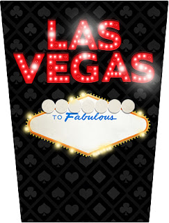 Vegas Party Free Printable Labels.