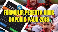 Formulir Peserta Didik Dapodik PAUD Lengkap Terbaru