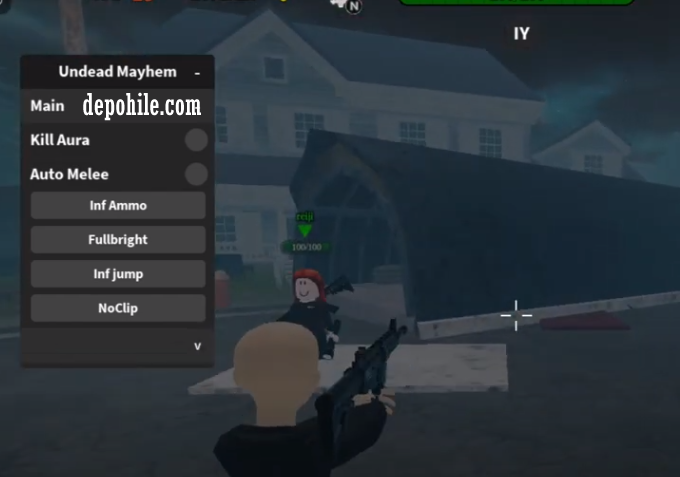 Roblox Undead Mayhem BETA Script Cephane, No Clip Hile İndir