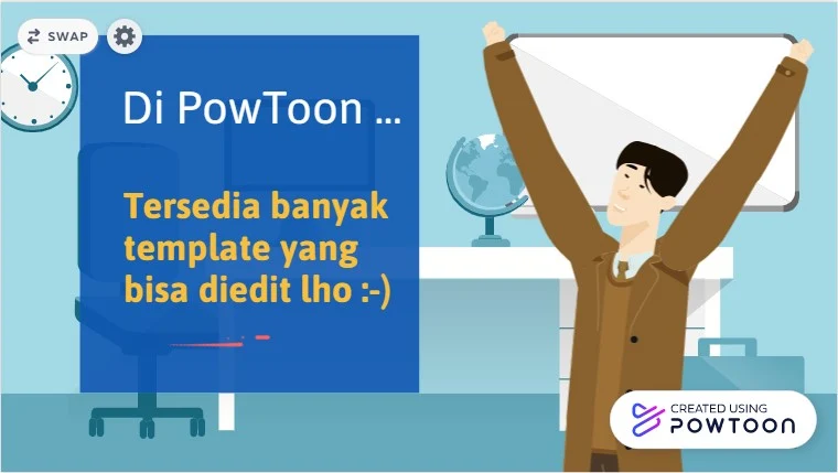 Template video Pembelajaran di PowToon