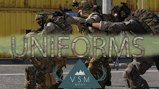 いろんな迷彩の装備を追加するArma3用VSM Uniforms MOD