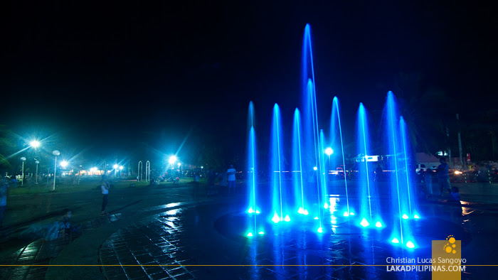 The Dancing Fountain at People's Park in Roxas City