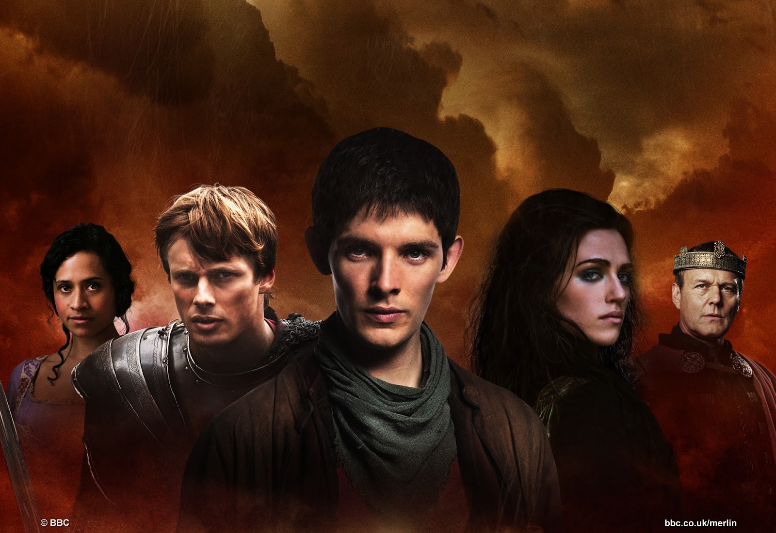 Angel coulby is gwen bradley james is arthur colin morgan is merlin
