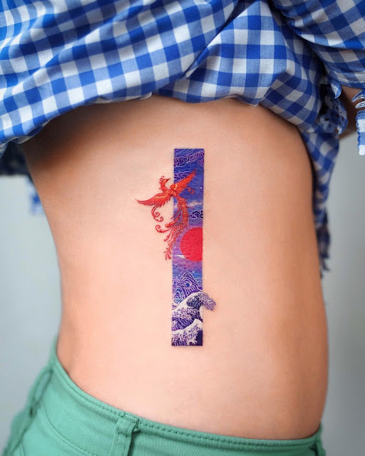 Tattoo delicadas - 40 ideias femininas cheias de cor