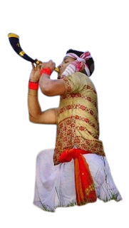 Assamese Happy Bihu PNG image elements free download with Transparent Background