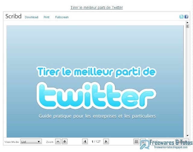 Tirer le meilleur parti de Twitter : un e-book gratuit à télécharger