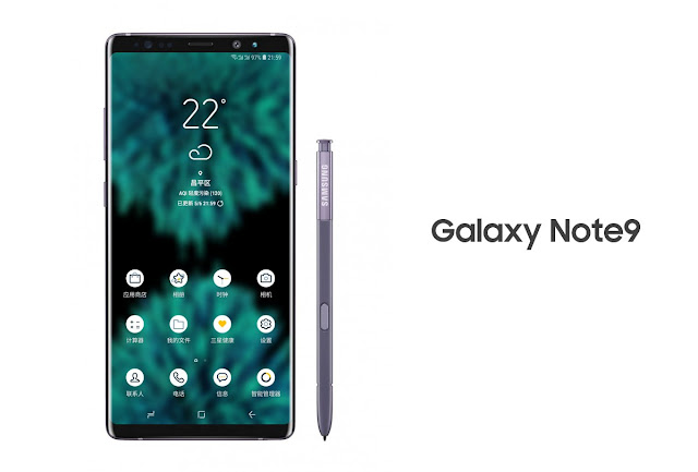 Samsung Galaxy Note 9 lộ ảnh thiết kế