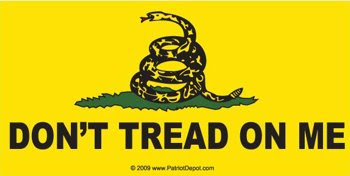 gadsen flag don't tread on me police state