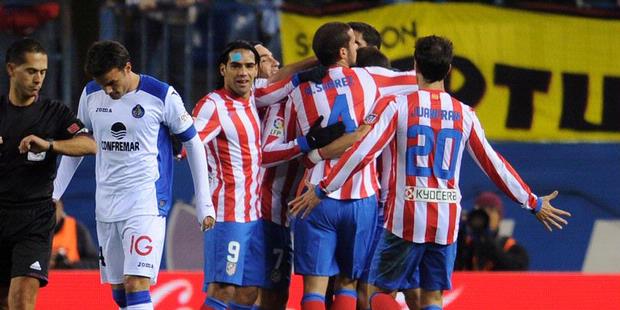 Hasil pertandingan Atletico Madrid vs Getafe 2-0, 12 Nov 2012