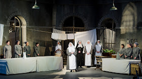 The cast of Suor Angelica at Opera Holland Park. Photo Robert Workman