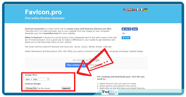 Welcome to the Tutbig Blogger tutorial today I will show you How to Create Favicon for Blo How to Create Favicon for Blogger Step by Step Tutorials