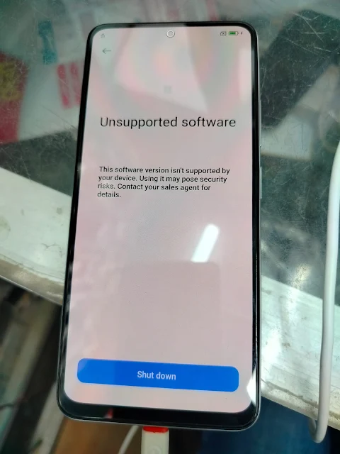 Redmi Note 12 5G Unsupported Software File 100% Tested