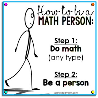 How to be a Math Person virtual poster