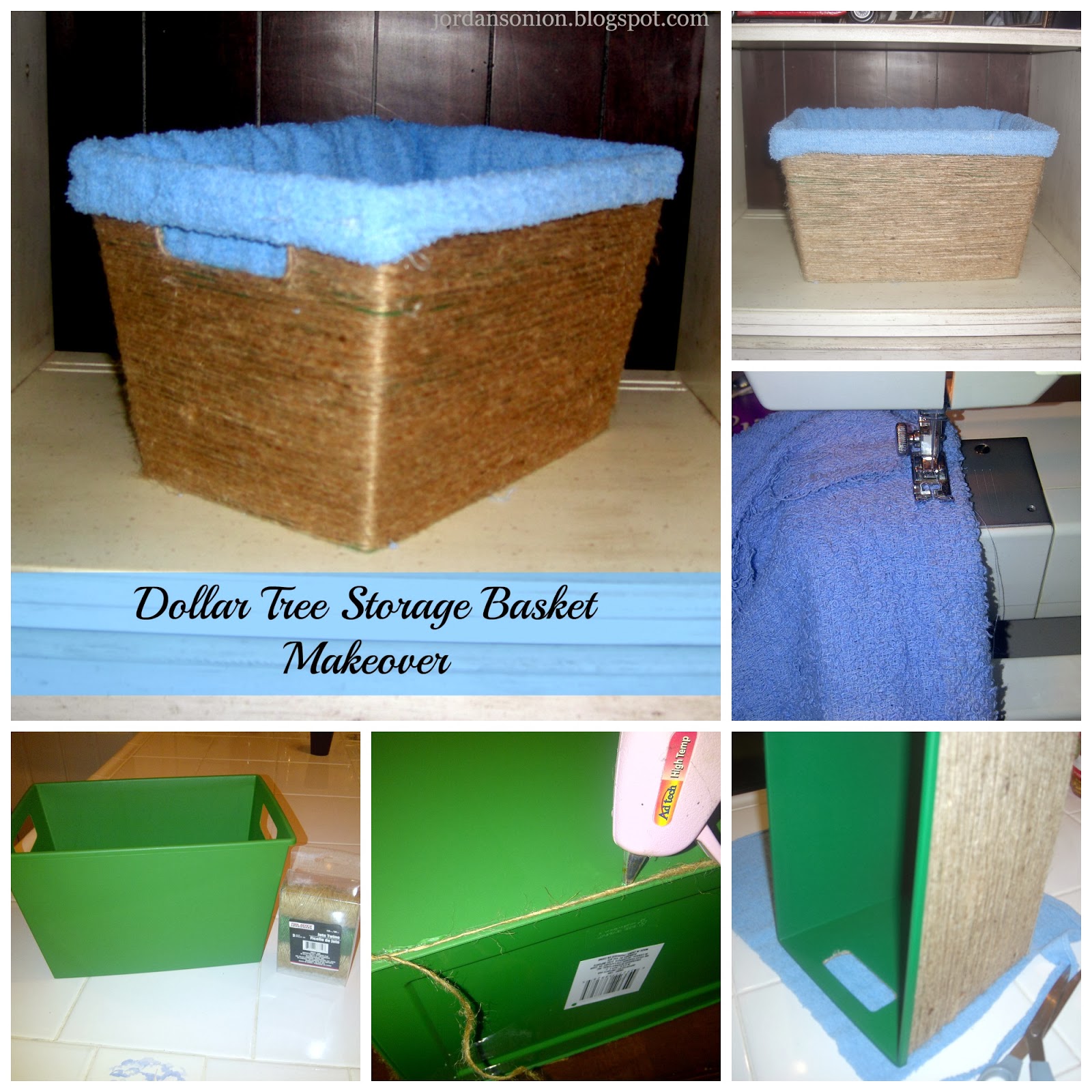  Dollar  Tree  Storage  Basket Makeover Jordan s Easy 