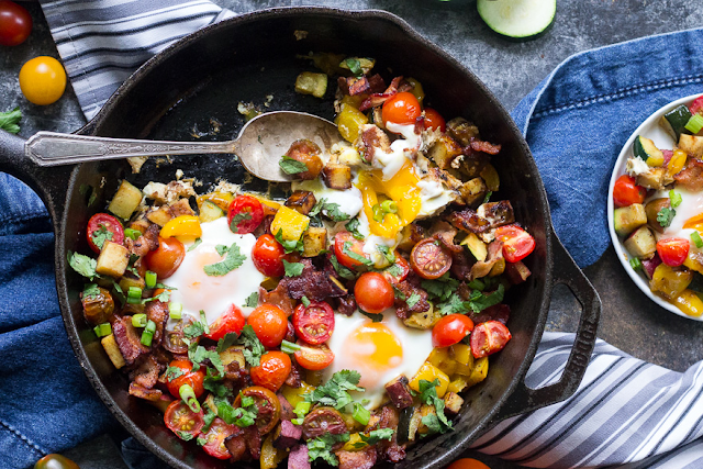 Sweet Potato Hash Recipe with Sausage and Egg