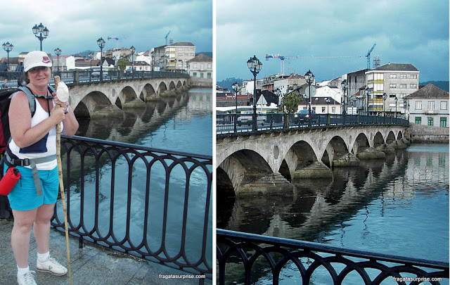 Ponte O Burgo em Pontevedra, no Caminho de Santiago