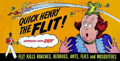 Flit insecticide advertising punchline Quick, Henry, the FLIT!”