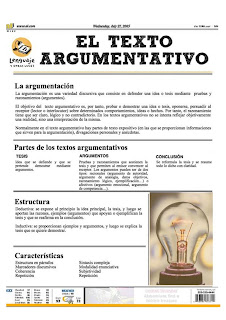 extos periodísticos argumentativos 