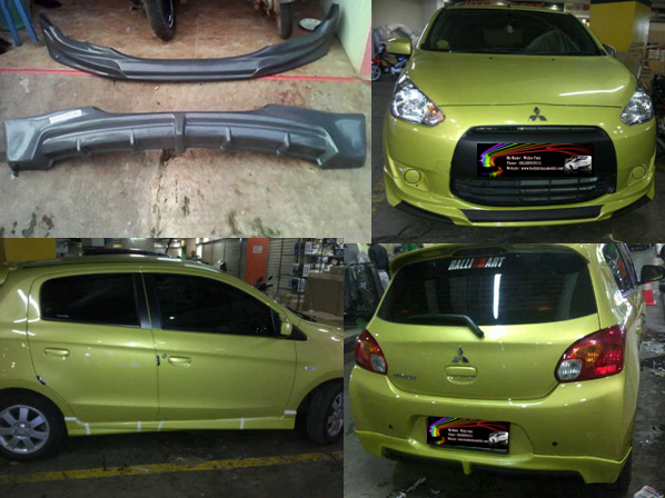 Bodykit Mirage 2012  Auto Bodykit Mobil