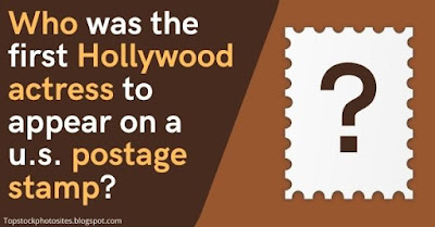 First hollywood actress to appear on a u.s. postage stamp