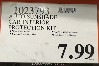 Deal for the Winplus Car Sunshade 3 Piece Kit at Costco