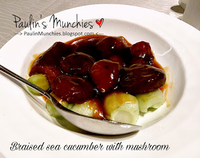 Paulin's Munchies - Grand Mandarina at New Bridge Road - Braised sea cucumber with mushroom