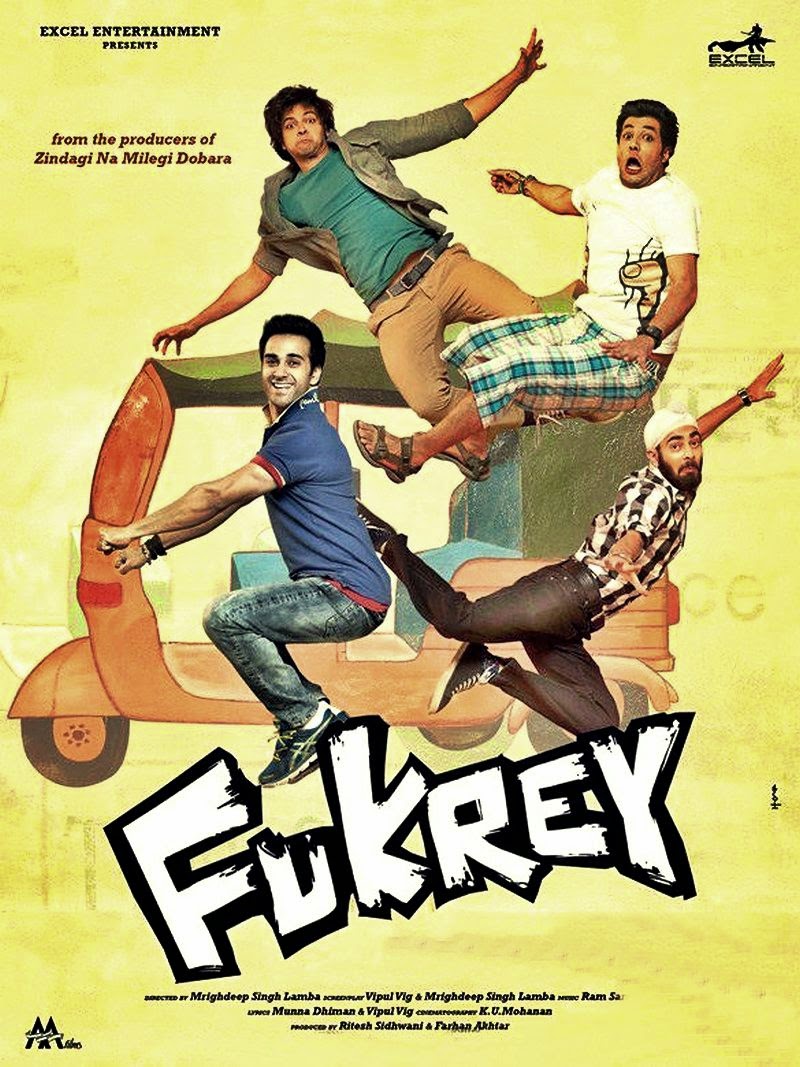 Fukrey (2013) Top Bollywood Movie Mp3 Songs 4u Free Download