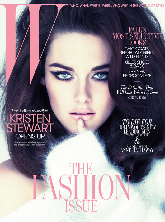 Kristen Stewart Covers W — A Lesson in Hair and Make-Up