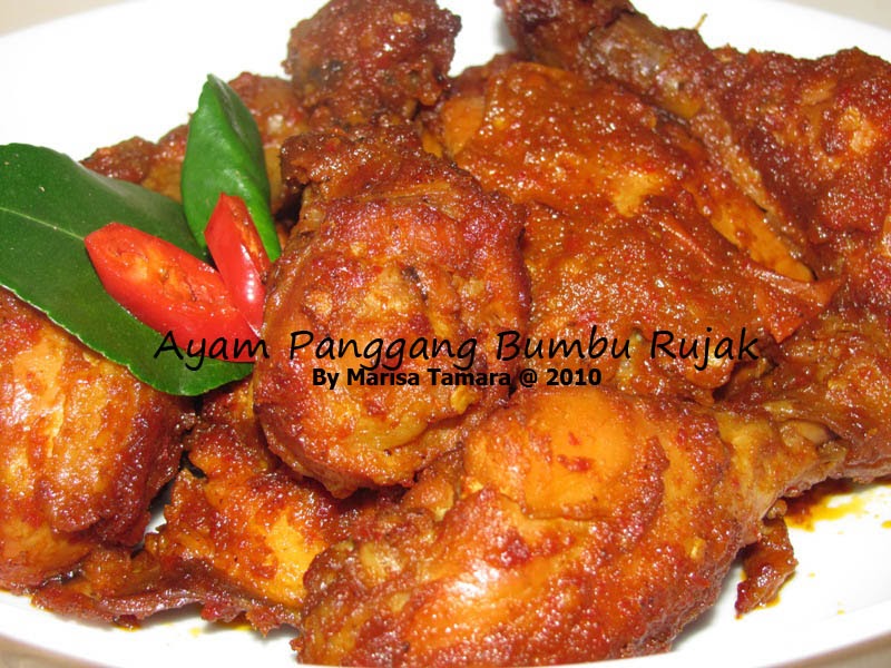 Welcome To Marisa's Kitchen: Ayam Panggang Bumbu Rujak