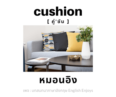 cushion - หมอนอิง