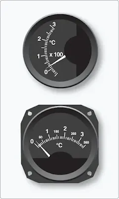 Aircraft Temperature Measuring Instruments