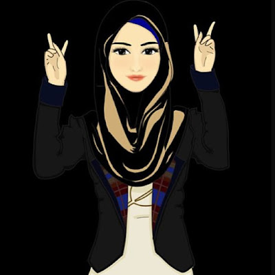 Gambar Kartun Muslimah Cantik Terbaru 2019