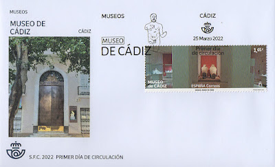 sobre, PDC, filatelia, sello, museo, Cádiz