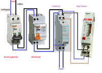 Monophasic contactor & clock timer