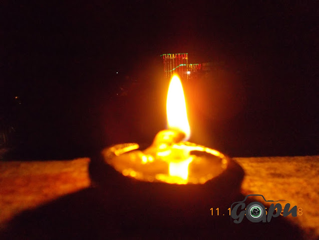 Diya on Diwali by Sangram Keshari Senapati