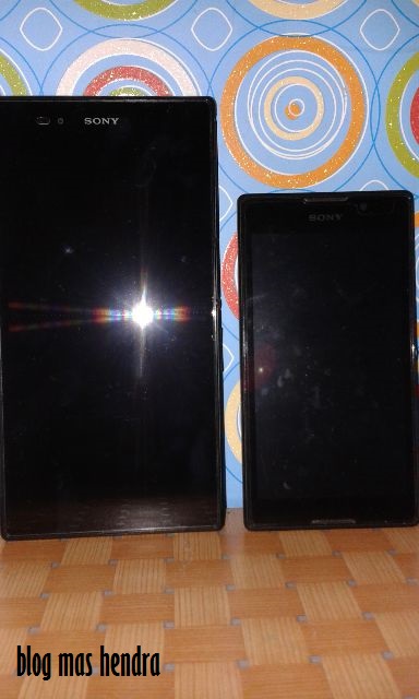 Perbandingan Ukuran Sony Xperia Z Ultra dan Sony Xperia C