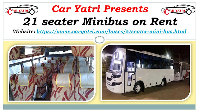 21 seater bus on rent in delhi