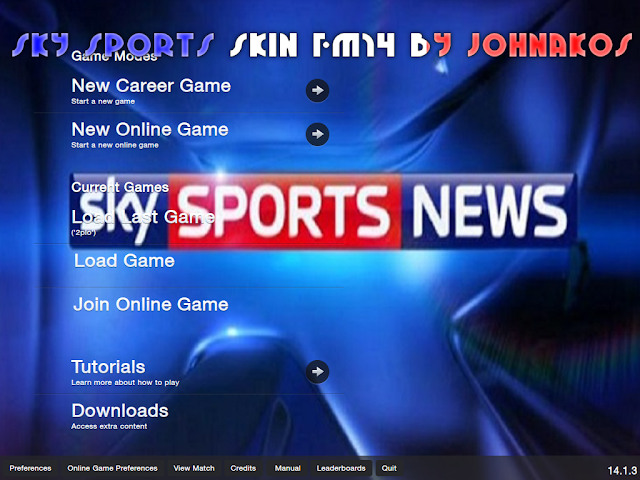  SKY SPORTS SKIN FOOTBALL MANAGER