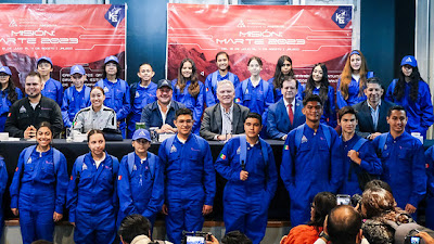  Inaugura Enrique Alfaro primer campamento aeroespacial “Misión Marte 2023” con la primera astronauta mexicana Katya Echazarreta