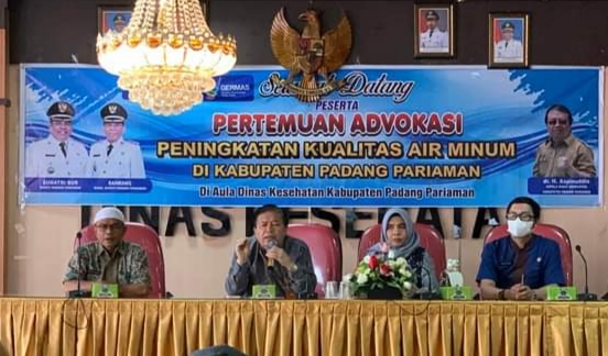 Pertemuan Advokasi Peningkatan Kualitas Air Minum, Kadiskes Harapkan Ini Kepada Pengelola Depot Air Minum Isi Ulang