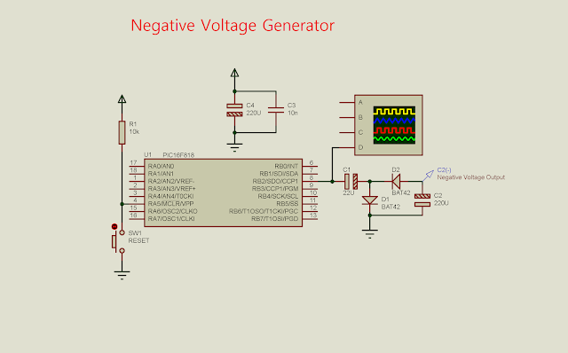 Creating A Negative Voltage Regulator Using PIC16F818 PWM